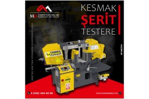 KME DG 400 Tam Otomatik Elektronik Açılı Kesmak Şerit Testere