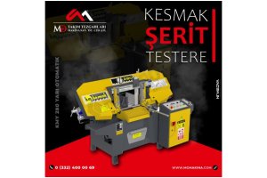 KMY 280 Yarı Otomatik Kesmak Şerit Testere