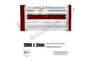 LCM 2060 x 2mm Parça Bıcaklı Caka kenet - Folding Machines