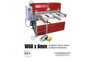 LRGM 1050 x 6mm Rediktörlü Giyotin Makas - Guillotine Machines
