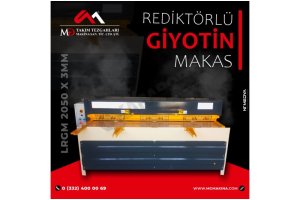 LRGM 2050 x 3mm Rediktörlü Giyotin Makas