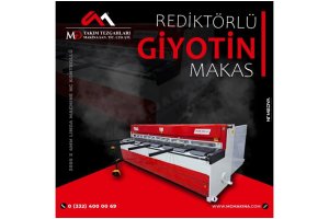 LRGM 3050 x 4mm  NC Kontrollü Rediktörlü Giyotin Makas LİNDA MAC