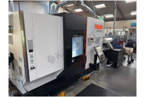 Mazak HQR 200 MSY Çift Ayna ve Spindle C-Y Eksen CNC Torna ve Sü