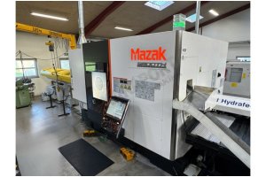 Mazak HQR 200 MSY Çift Ayna ve Spindle C-Y Eksen CNC Torna ve Sü