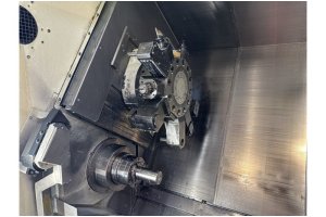 Mazak HQR 200 MSY Çift Ayna ve Spindle C-Y Eksen CNC Torna ve Sü