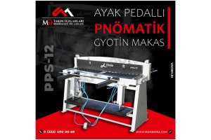 PS-12 Ayak Pedalli Giyotin Makas