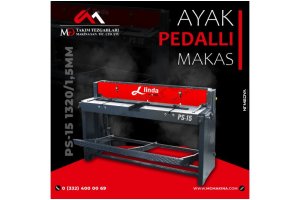 PS-15 1320×1,5mm Ayak Pedallı Makas