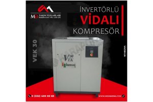 VEK 30 İnvertörlü Vidalı Kompresör