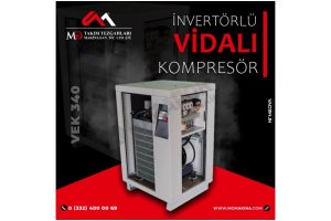 VEK 340 İnvertörlü Vidalı Kompresör