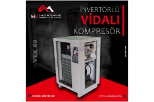 VEK 60 İnvertörlü Vidalı Kompresör