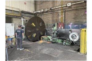 WMW Zerbst 4000 mm Çap CNC İç Diş Torna Tezgahı