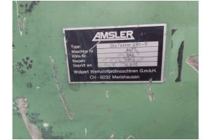 Wolpert Amsler Dia Test Cıhazı 2RC 2 1976 Model
