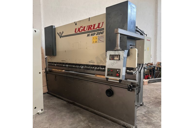 UĞURLU MARKA 4 MT X 300 TON NC HİDROLİK ABKANT PRES